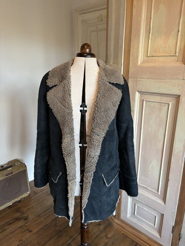 Vintage afghan sheepskin