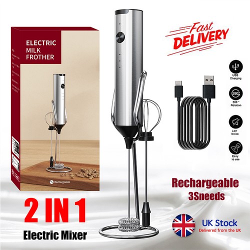 Electric milk frother 1 - frother, in