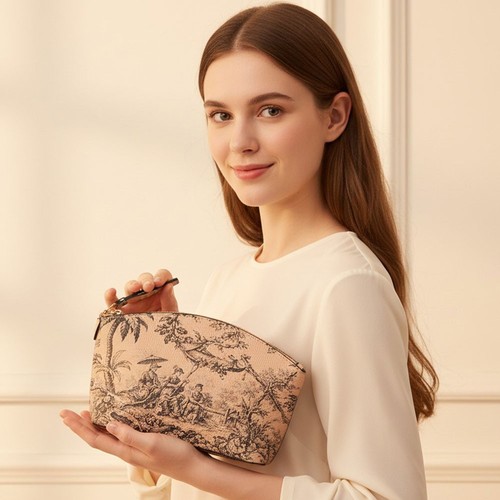 Printed wristlet cosmetic - printed,