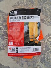 Scan Hi-Vis Motorway Trouser Orange, Railway Standard RIS-3279-TOM - Large