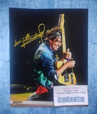 Keith Richards Hand Signed