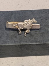 Vintage Horse Racing Tie Clip