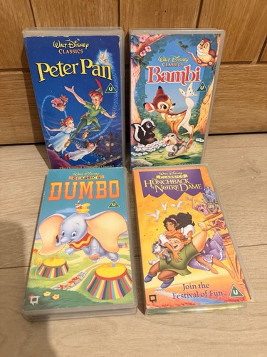 Set four walt disney - set, vhs