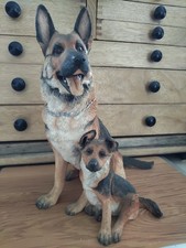 German Shepherd Dog And Puppy