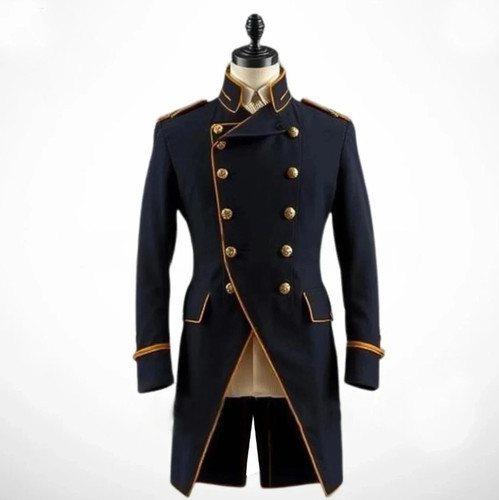Men black wool victorian - men's,