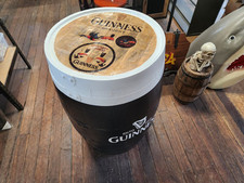 Guinness Whisky Barrel, Home Bar, Cave, Garden Bar Can Be Personalised On Top