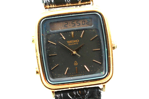 Vintage seiko hybrid h357 5090 - seiko,