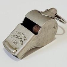 LMS - RAILWAY WHISTLE - VINTAGE BRITISH RAIL, ACME THUNDERER WHISTLE, RAILWAY