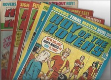5 x VINTAGE ROY OF THE ROVERS