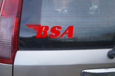 BSA Motorbike logo decal