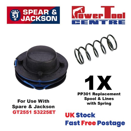 Spool line spring - spring, for