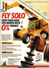 Sanderson Teleporter 726 Farm Loader Vintage Advert