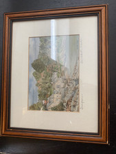Vintage Framed Painting By