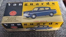 Vanguard 1:43 Scale Ford Anglia Blue. Boxed And In Excellent Condition.