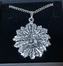 Green Man Silver Pewter