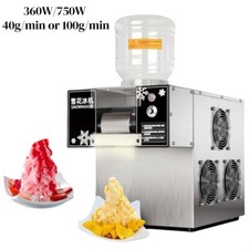 60KG/120KG/24H 220V Snowflake Machine Ice Shaver Snow Cone Ice Shaving Machine