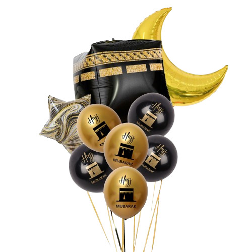 Kaaba balloon kit 9pcs - balloon, |