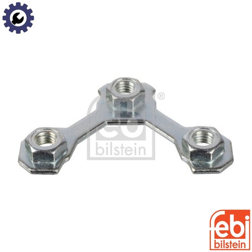 Securing plate ball joint - securing,