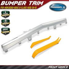 Front Middle Chrome Bumper Trim Moulding for Mercedes-Benz E-Class W212 09-16