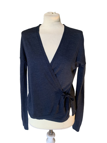 Toast blue wrap jumper - blue, (small)
