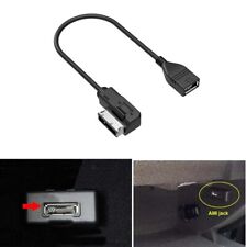 Media-In Audio MDI MMI AMI AUX to USB Interface Adapter Cable Fits For VW Audi