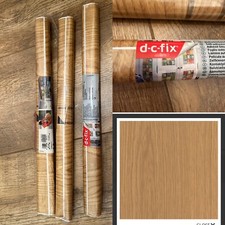 3 x d-c-fix Self Adhesive Film Sticker Wood each 45cm x 2m KITCHEN MAKEOVER 6 M