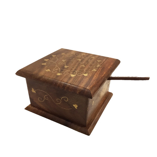 Sugar pot modern wooden box - pot,