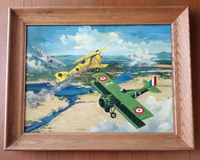 VINTAGE OIL PAINTING ON BOARD