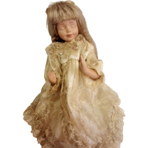 Vintage porcelain doll - porcelain, in