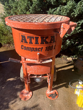  Atika Compact 100L Resin Pan Mixer - Excellent condition -Lime plaster use only