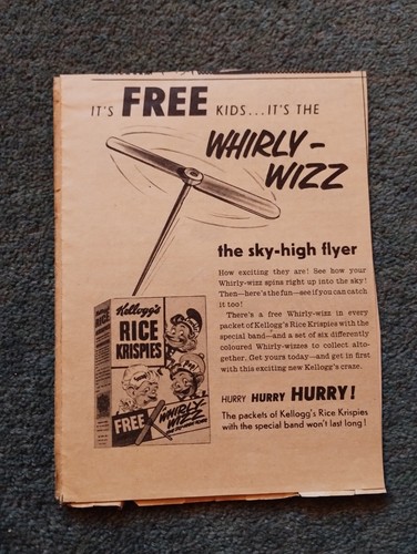 Kvc82 ephemera 1958 advert - ephemera,