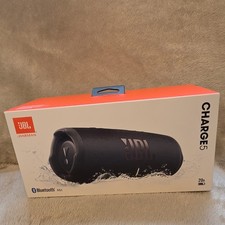 JBL Charge 5 Portable Bluetooth Speaker  Sealed Black Waterproof IP67