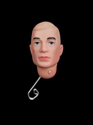 40th action man bald head - man,