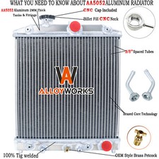 3 Rows Aluminum Radiator For