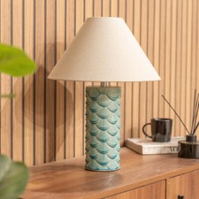 Shell Table Lamp Ceramic