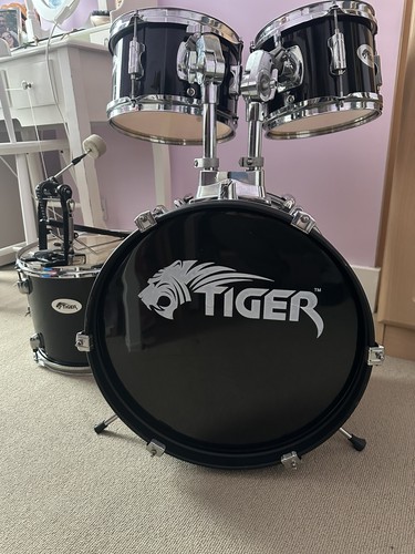 Tiger junior drum kit black - drum,
