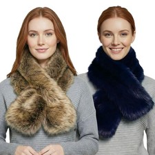 Fluffy Faux Fur Collar Wrap
