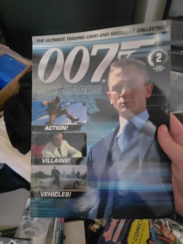 007 spy cards magazine issue - 007,