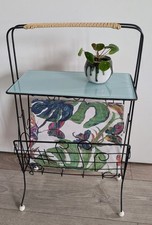 Vintage, retro magazine rack