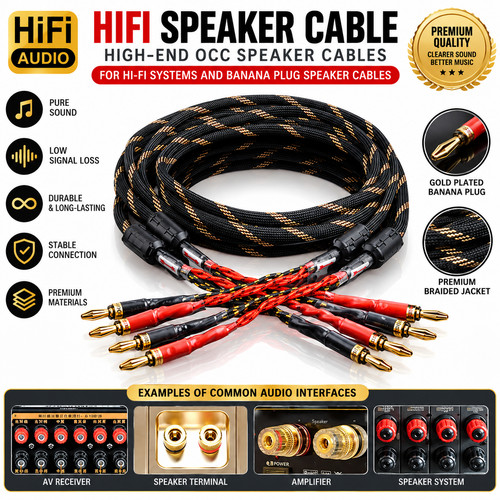Hifi speaker cable - x, high