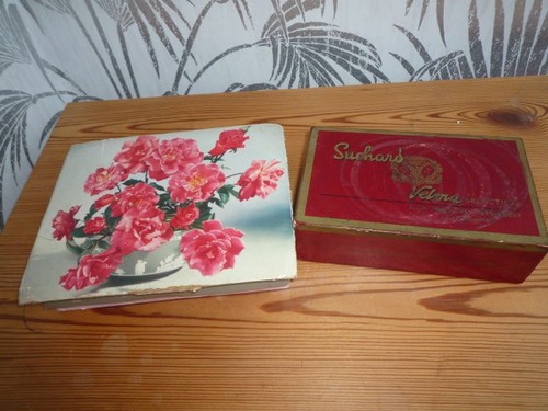 Vintage chocolate soap boxes - chocolate,