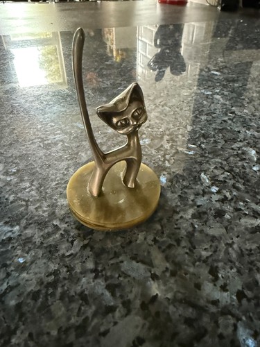 Vintage silver plated seba cat - vintage,