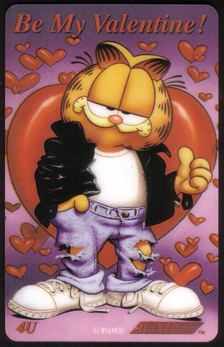 Garfield black leather - 4u, in