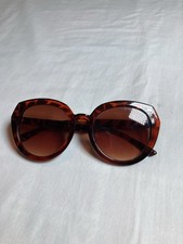 Zara Women’s Angled Round Tortoiseshell Category 3 Sunglasses OR7KLO 