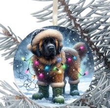 Leonberger Dog Hanging Bauble