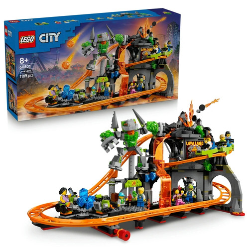 Lego city 60501 lava - lego, land