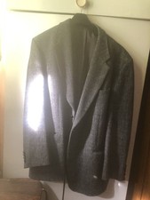 Harris Tweed Mens Jacket Grey