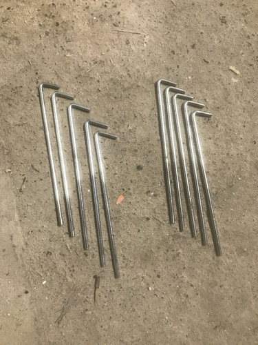 Metal shaped tent - metal, l-shaped