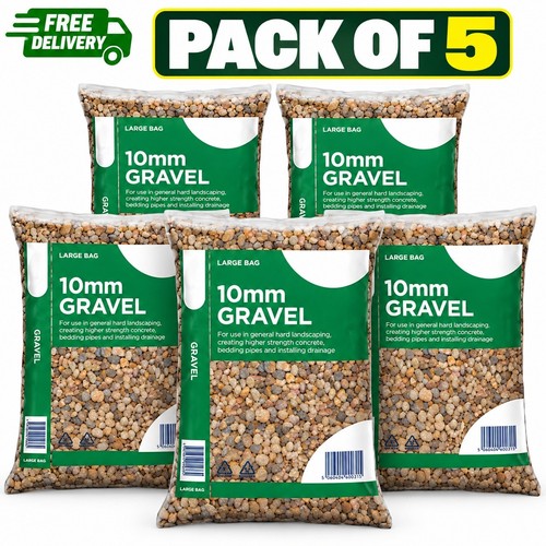 10mm pea gravel shingle - 10mm,