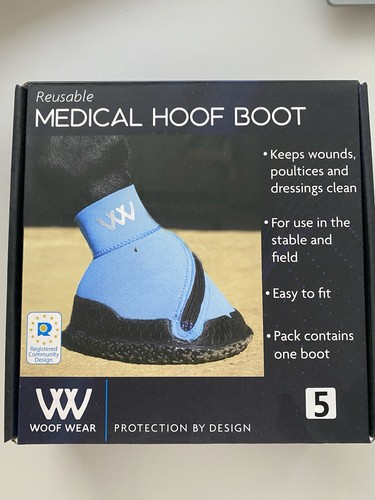 Woof wear blue medical hoof - wear,